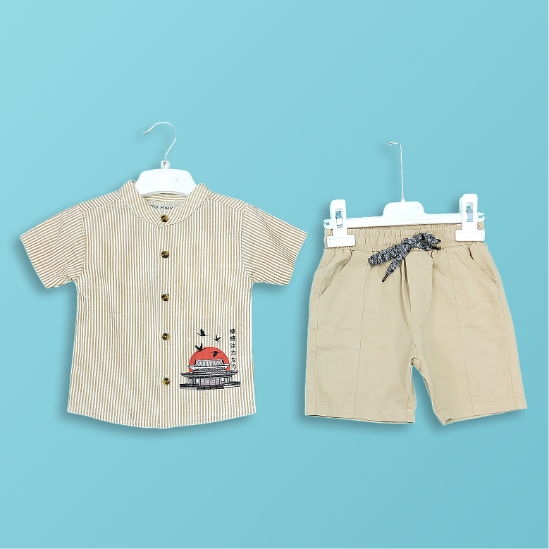 Classic Shirt & Shorts Set
